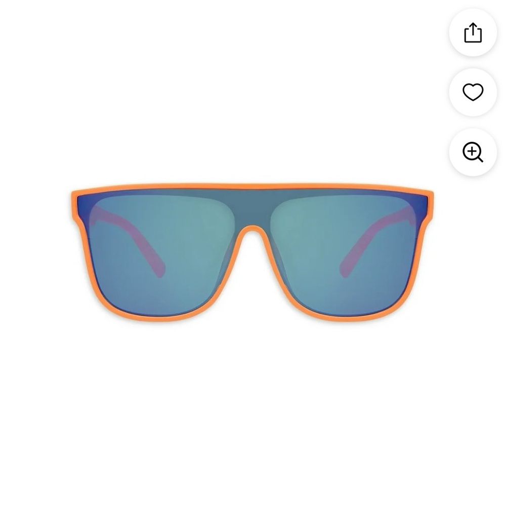 Panama Jack Mens Flattop Orange Adult Sunglasses